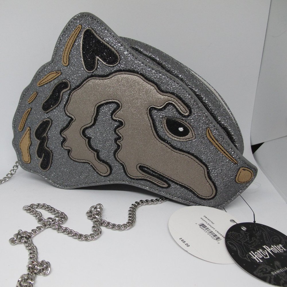 Harry Potter Hufflepuff Crossbody SilverGold Purse